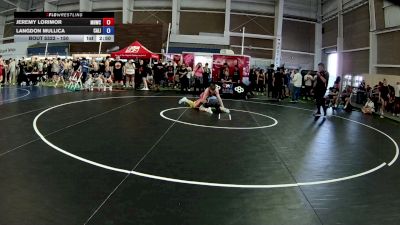 150 lbs Cons. Round 2 - Jeremy Lorimor, Mile High Wrestling Club vs Langdon Mullica, California