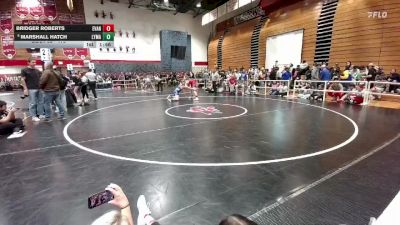 175 lbs Champ. Round 1 - Bridger Roberts, Evanston vs Marshall Hatch, Lyman