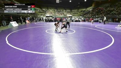 122 lbs Round Of 32 - Juan San Juan, Santa Maria vs Anthony Castillo, Central