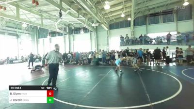 100 lbs Rr Rnd 4 - Beckett Allan Glynn, Thunder WC vs Jett Corella, Granite WC