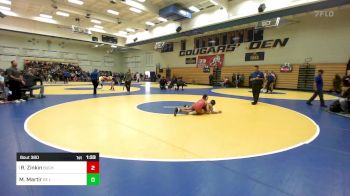 109 lbs Round Of 16 - Rocklin Zinkin, Buchanan vs Manuel Martir, De La Salle