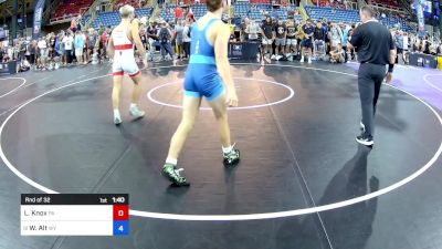 150 lbs Rnd Of 32 - Luke Knox, PA vs William Alt, WY