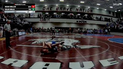 126 lbs Quarters & 1st Wb (16 Team) - Noah Bellue, Mt. Pisgah Christian School vs Silas Mills, Trion