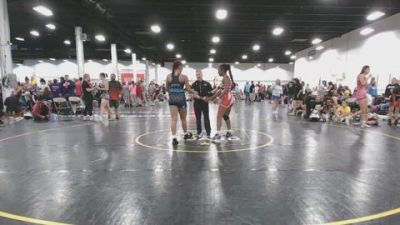 155 lbs Rr Rnd 4 - Keishara Tulloch, Razor PinkWave - GK12E vs Yamilett Cortez, Black Mambas - GK12E