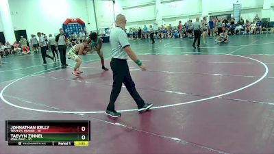 190 lbs Champ Round 1 (16 Team) - Taevyn Zinnel, Iowa Gold vs Johnathan Kelly, Team STL Orange