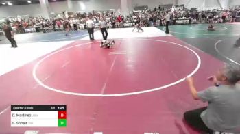 57 lbs Quarterfinal - Dragon Martinez, Lockjaw Wc vs Seth Sobaje, The Club