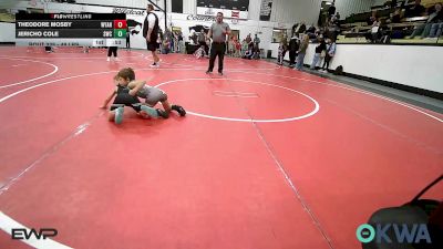 49 lbs Rr Rnd 5 - Theodore Mosby, Wyandotte Youth Wrestling vs Jericho Cole, Salina Wrestling Club