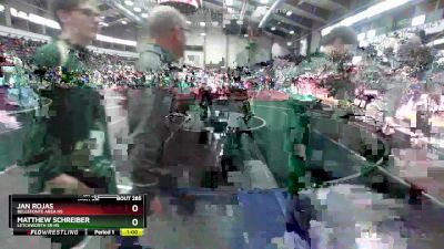 138 lbs Cons. Round 2 - Matthew Schreiber, Letchworth Sr HS vs Jan Rojas, Bellefonte Area Hs