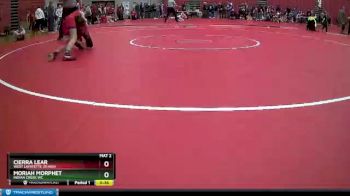 95 lbs Semifinal - Moriah Morphet, Indian Creek WC vs Cierra Lear, West Lafayette Jr High