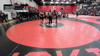 157 lbs Champ. Round 3 - Justus Heeg, New Lenox (PROVIDENCE CATHOLIC) vs Israel Booth, Joliet (WEST)