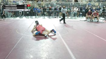 130 lbs Semifinal - Jordan Herron, Chiles vs Paola Ramirez, Freedom