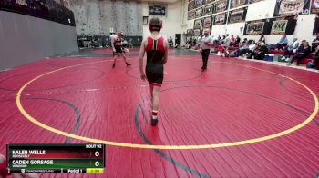 108-114 lbs Round 2 - Kaleb Wells, Roosevelt vs Caden Gorsage, Windsor