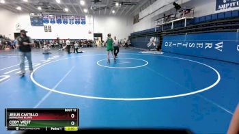 144 lbs Champ. Round 1 - Cody West, Lander Valley vs Jesus Castillo, Burns/Pine Bluffs