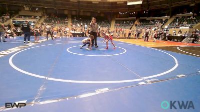 61 lbs Consi Of 8 #2 - Elijah Kroll, Raw Wrestling Club vs Legend Ramsey, Del City Little League Wrestling