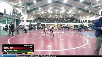 105 lbs Quarterfinal - Ty Sutton, New Plymouth vs Jayden Styopin, Kuna