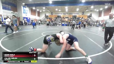 175 lbs Cons. Round 6 - Calvin Welsh, University vs Adam Avila, Brawley Union