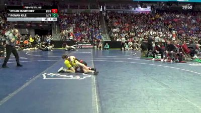 2A-113 lbs Champ. Round 2 - Ethan Humphrey, West Branch vs Roman Kile, Saydel