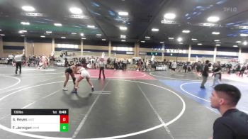 130 lbs Consi Of 16 #2 - Sage Reyes, Justin Garza vs Faith Jernigan, Animal House WC