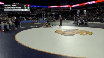 132 lbs Round Of 16 - Micheal Terrell, Los Gatos (CC) vs Zaydrein Hernandez, St. John Bosco (SS)