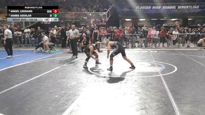 138 3A Champ. Round 1 - James Aguilar, Riverview (Riverview) vs ANGEL LEGRAND, Cypress Creek H S