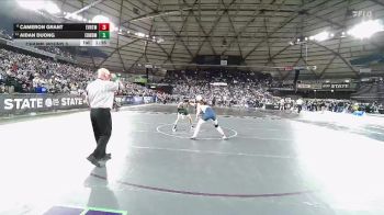 Boys 3A 120 lbs Champ. Round 3 - Aidan Duong, Edmonds-Woodway vs Cameron Grant, Everett