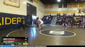 195 lbs Cons. Round 5 - Javier Gonzalez, Norco vs Jetro Preciado, Calvary Chapel (sa)