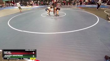 132 lbs Cons. Round 3 - Dat Ho, Silver Creek vs Jackson Armstrong, White Pine