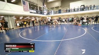 180 lbs 1st Place Match - Quayde Beck, Payson High School vs Wyatt Hanssen, Wasatch