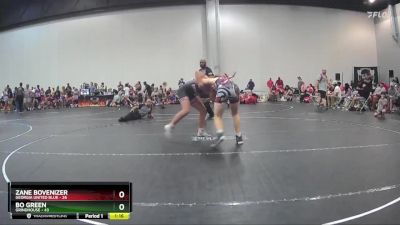 155 lbs Round 3 (10 Team) - Zane Bovenizer, Georgia United Blue vs Bo Green, Grindhouse