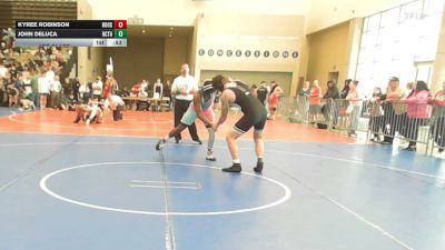 178-H2 lbs 3rd Place - Kyree Robinson, Roosevelt vs John Deluca, Roman Catholic