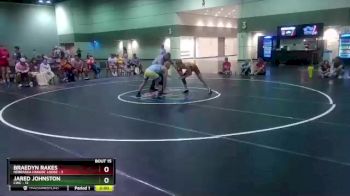 132 lbs Round 5 (6 Team) - Braedyn Rakes, Nebraska Hangin` Loose vs Jared Johnston, CWC