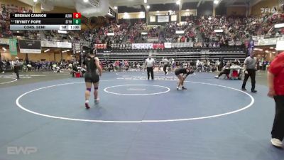 170 lbs Cons. Semi - Brenah Cannon, Allen Northern Heights HS vs Trynity Pope, Stafford HS