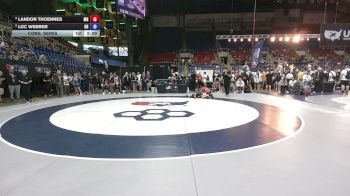 120 lbs Cons. Semis - Landon Thoennes, Minnesota vs Loc Webber, Ohio