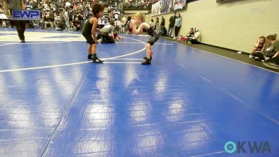 52 lbs Consi Of 8 #1 - Teller Crane, Shelton Wrestling Academy vs Samheer Taylor, Geary Youth Wrestling