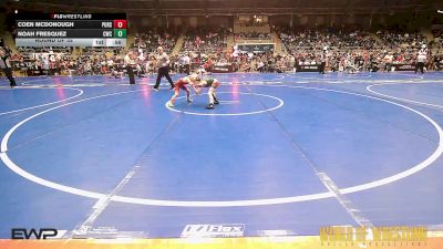 55 lbs Round Of 32 - Coen McDonough, Pursuit vs Noah Fresquez, Cowboy Wrestling Club