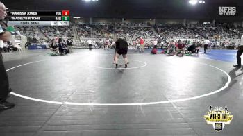 G5A-190 lbs Cons. Semi - Madelyn Ritchie, MADILL (Girls) vs Karissa Jones, PERRY (Girls)