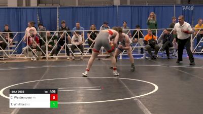 160 lbs Final - Cael Weidemoyer, PA vs Tyler Whitford, NJ