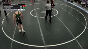 165 lbs Semis & 1st Wrestleback (8 Team) - Garrett Small, David City vs Cy Petersen, Syracuse