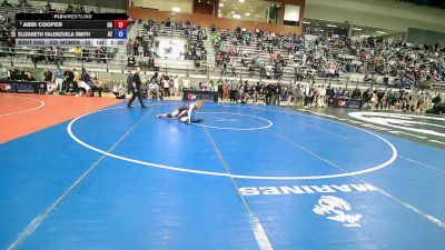 U20 Women - 53 lbs Champ. Round 3 - Abbi Cooper, CA vs Elizabeth Valenzuela Smith, AZ