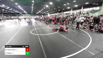 137 lbs Consi Of 8 #1 - Michael Disa Scott, Gold State WC vs Adam Salas, Silverback WC