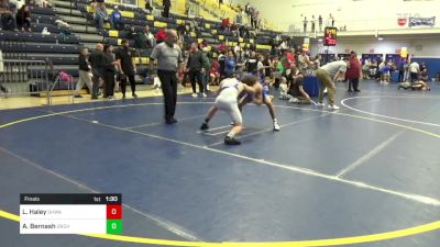 122 lbs Final - LaShawn Haley, SHWA vs Austin Bernash, Orchard WC