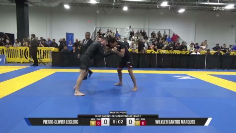 Wilkler Santos Marques vs Pierre-Olivier Leclerc 2026 Pan IBJJF Jiu-Jitsu No-Gi Championship