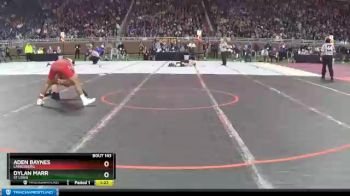 D4-130 lbs Quarterfinal - Dylan Marr, St Louis vs Aden Baynes, Laingsburg