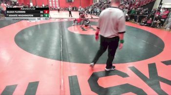 138 lbs Quarterfinal - Elijah Flowers, BOLINGBROOK vs Adante Washington, JOLIET (CATHOLIC Academy)