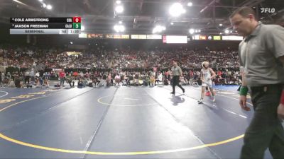 6A 126 lbs Semifinal - Cole Armstrong, Coeur D Alene vs Jaxson Freeman, Caldwell
