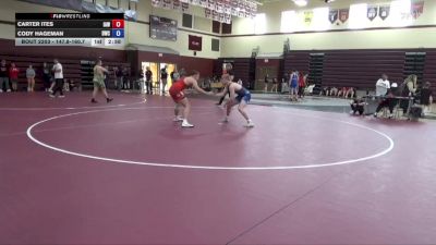 183.2-197.6 Champ. Round 2 - Carter Ites, Immortal Athletic WC vs Cody Hageman, Dubuque Wrestling Club