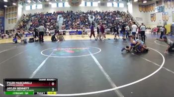 126 lbs Champ. Round 1 - Tyler Mascarelli, American Warrior vs Jaylen Bennett, Coastline Wrestling Academy