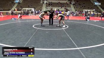160 lbs Finals (2 Team) - Uriah Peters-Gutierrez, Montreat vs Savannah Pitts, Huntingdon
