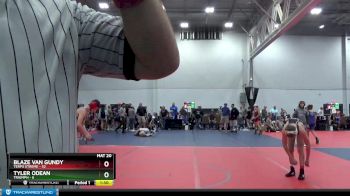120 lbs Finals (2 Team) - Blaze Van Gundy, Terps Xtreme vs Tyler Odean, Triumph