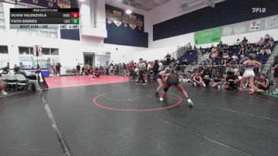 135 lbs Round 3 - Faith Endres, La Quinta High School vs Olivia Valenzuela, Rough House Wrestling Club